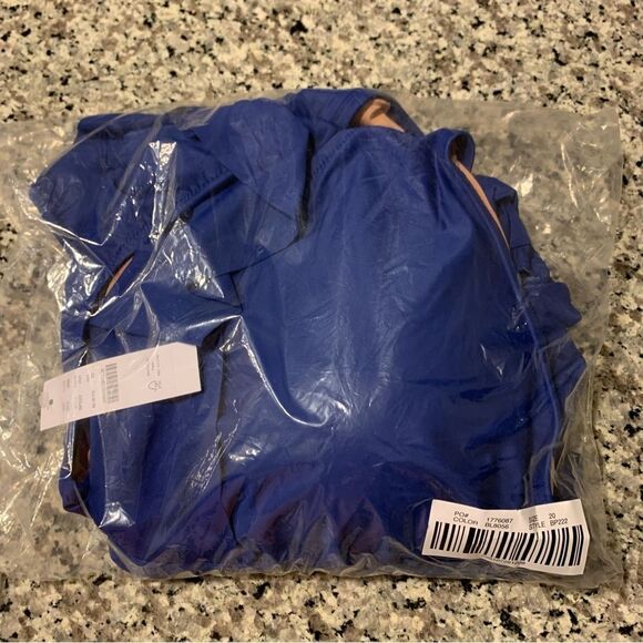 J Crew Swim 20 One Piece Blue - Picture 5 of 8